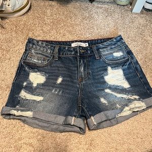 COPY - Ripped mom Jean shorts